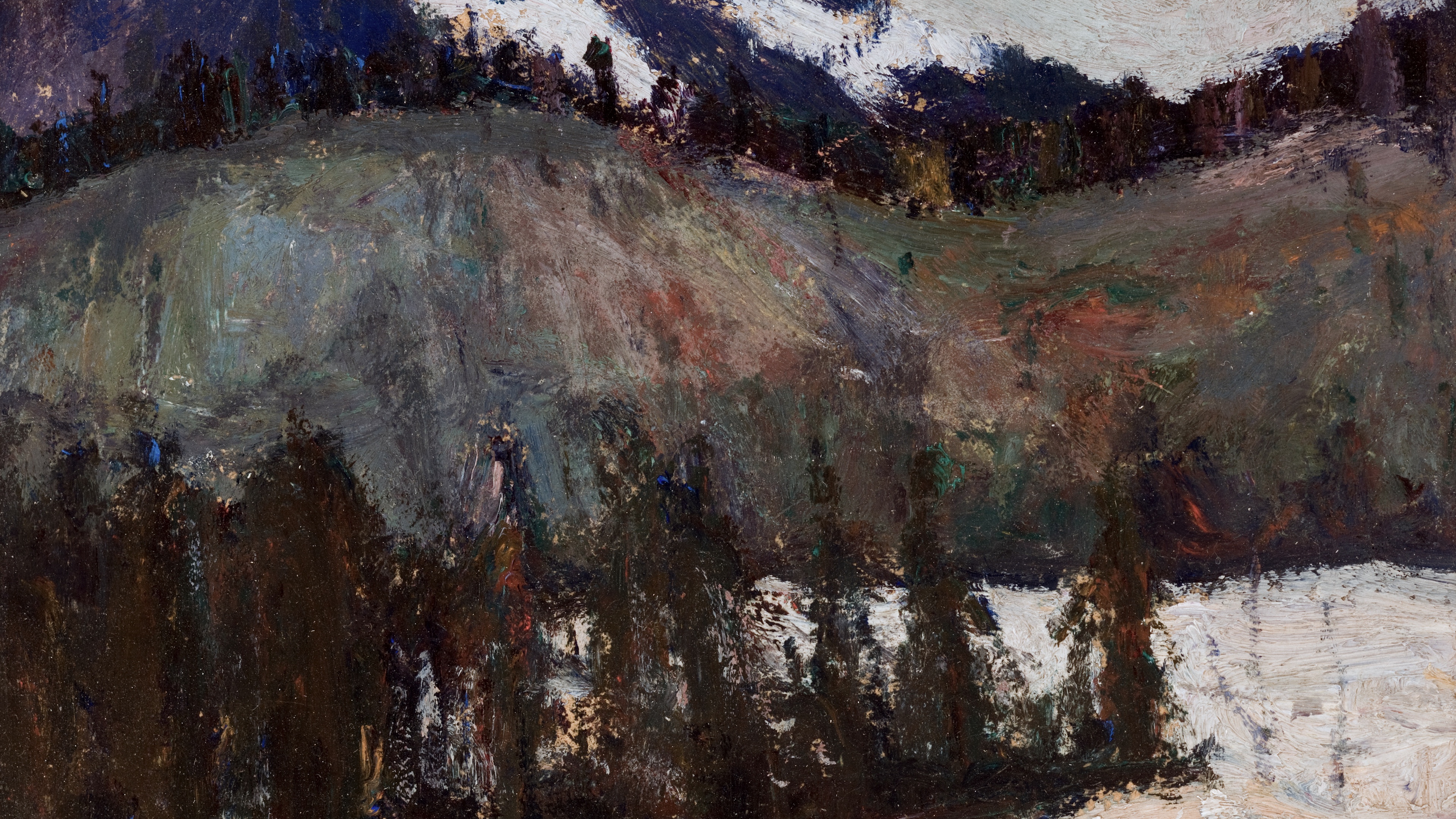 Subdued Mountain Ridge